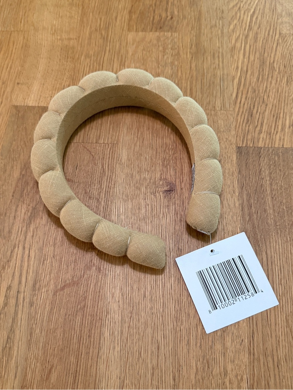 Versed Tan Linen Croissant Headband GRWM Viral NEW